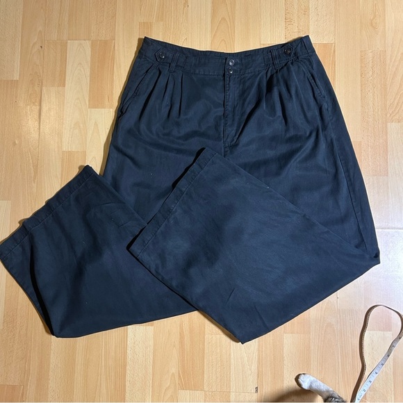 Madewell Harlow Black Wide-Leg Pant 16 Buisness Casual Soft - Picture 13 of 15